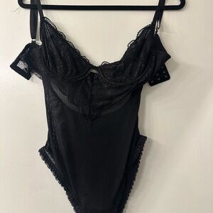 Black Lace Bodysuit